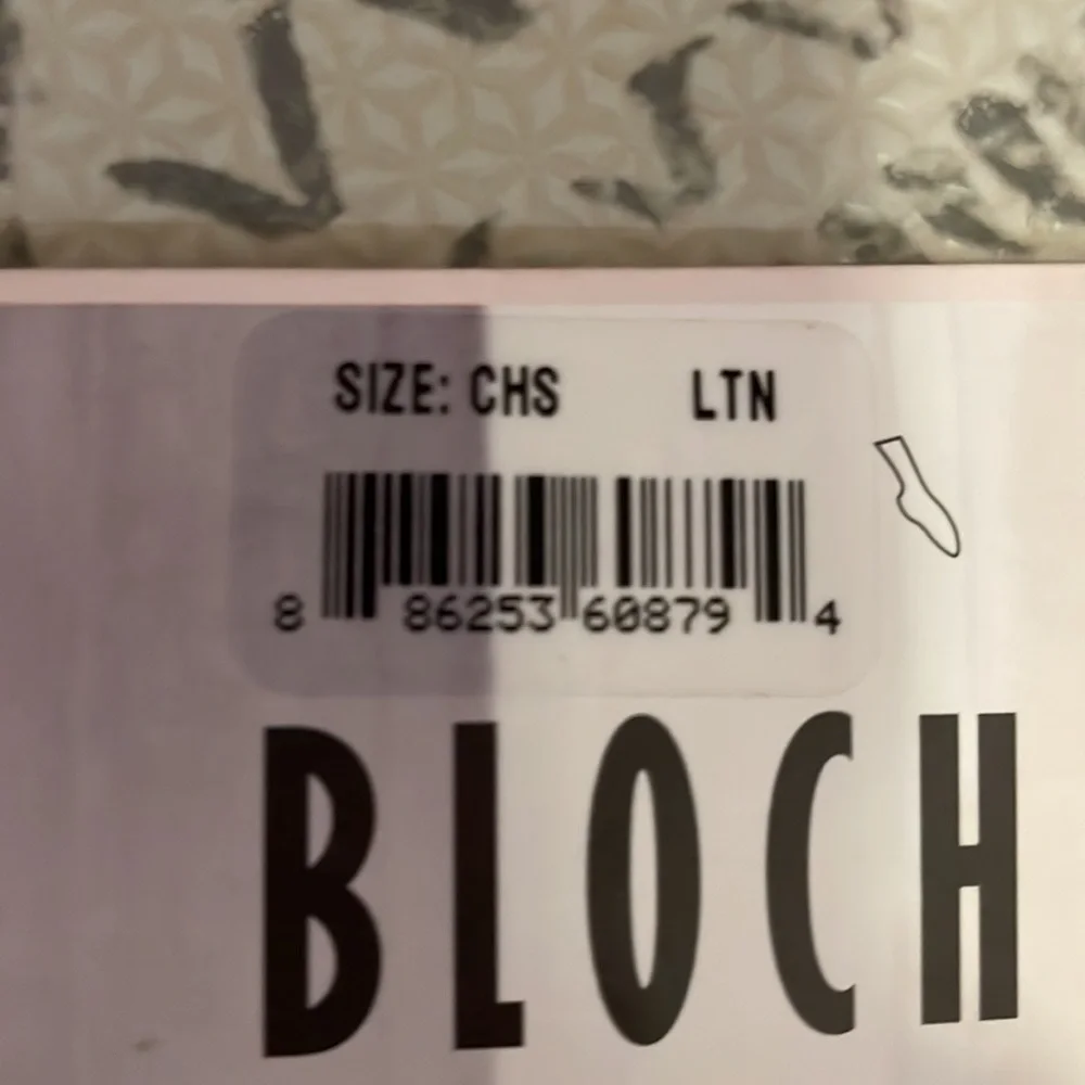 Bloch light tan children’s size small footed tights 2 packs